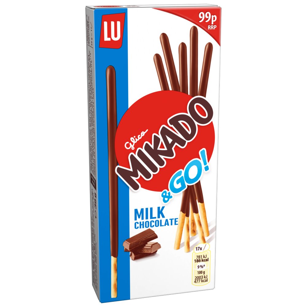 Mikado chocolat au lait lu – 39g
