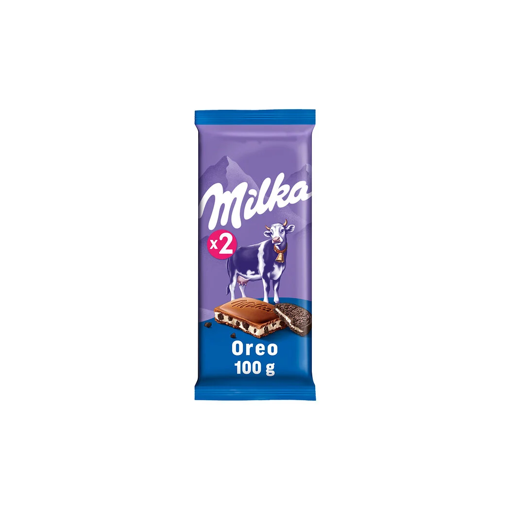Milka Tablette de Chocolat Oreo – 100 g