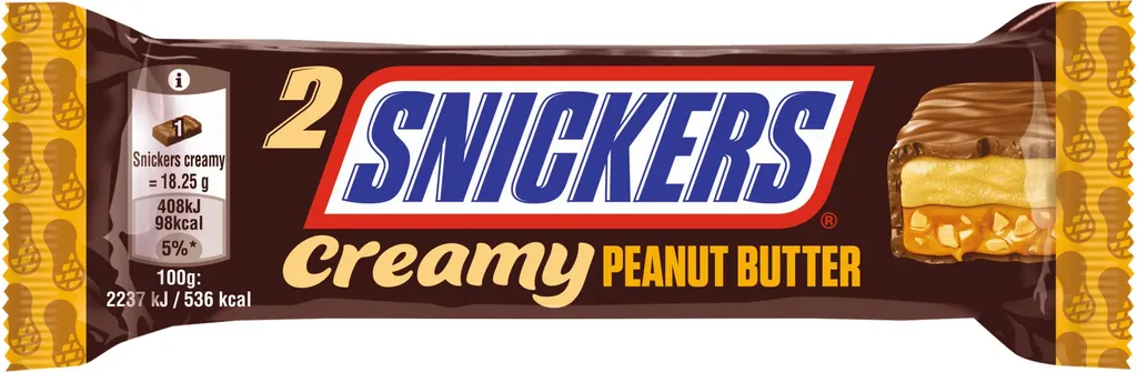 Snickers Creamy Peanut Butter – 36,5g