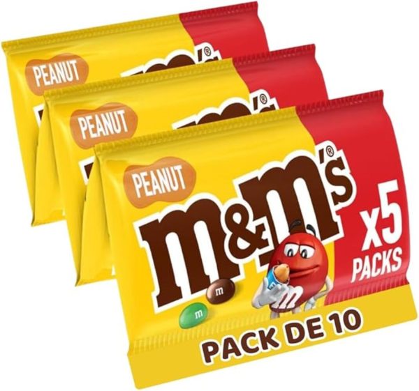M&M's Bonbons chocolat au lait et cacahètes -45g