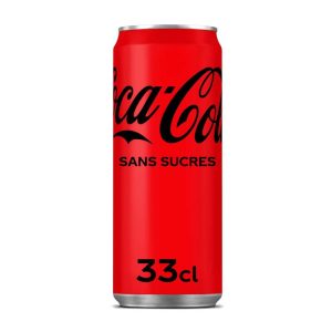 Coca cola sans sucre - 33 cl